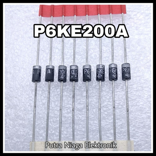 P6ke200a 4988 Diodo Supresor Unidireccion 190v A 210v 5w