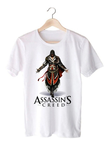 Remera Blanca Assassins Creed - Personaje - Serie/peli/game