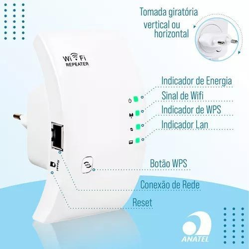 Repetidor Wireless 600mbps Ieee 802.11n/g/b 2.4ghz 110/220v