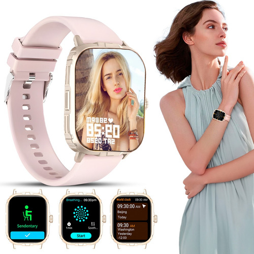 Smartwatch Reloj Inteligente Llamada Mujer Hombre Plus