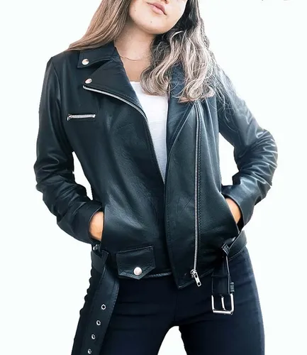 Chaqueta De Cuero Mujer Negro MercadoLibre