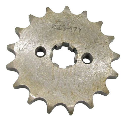 Imagen 9 de 9 de Piñón De Rueda Dentada Delantera De 17 Mm 428 Cadena Para
