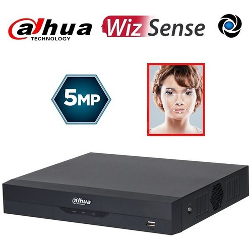 Dvr Dahua 8ch +4ip Inteligencia Wizsense Face Recognition Ia