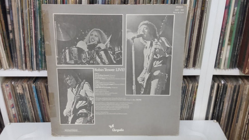 Lp - Robin Trower - Live (too Rolling Stoned) - 1976 - Hrd (Usado)
