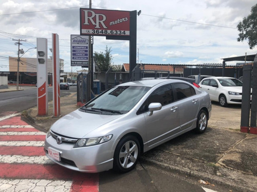 New Civic 1.8 Lx Gasolina Automático Prata 2007