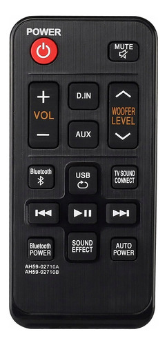 Control Remoto Para Parlante Doméstico Samsung Sound Tower S