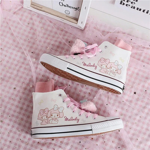 Zapatos De Piel My Melody Anime Magic Seal Para Niñas