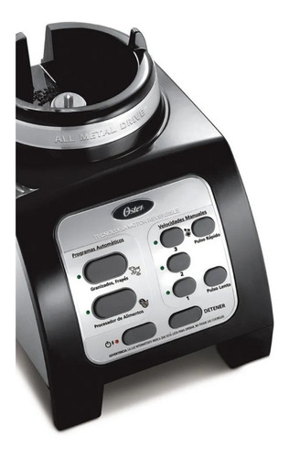Imagen 4 de 7 de Licuadora Oster® Motor Reversible Brly07-z00 Negra