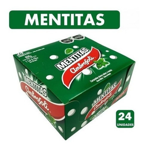 Mentitas Caramelos De Ambrosoli X 24 Unidades