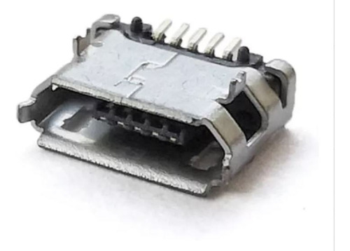 4 Conectores Micro-b Smd Micro Usb Hembra De Datos 5 Pines