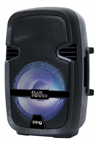 Bafle De 8 4,000w Potencia Bluetooth Sd Plus Power Pp-baf82 Color Negro