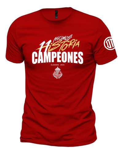 Playera Toluca Campeon Hicimos Historia Con Envió