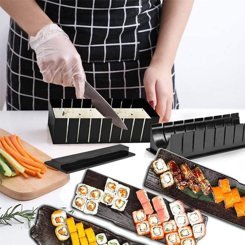 Jaju Juego De 10 Piezas Para Hacer Sushi