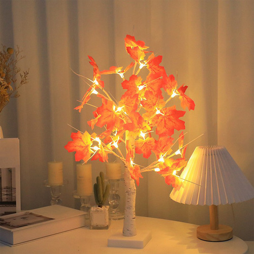 Luces Led Led Para El Día De Acción De Gracias, Maple Tree H