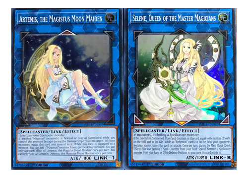 Set Combo Artemis Selene Super Rare Yu-gi-oh! Original Konam