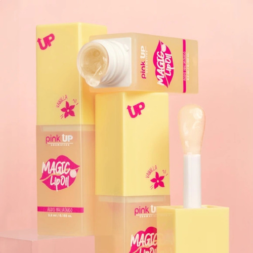Lip Oil Pink Up Brillo Labial Gloss Brillo Magico Vainilla