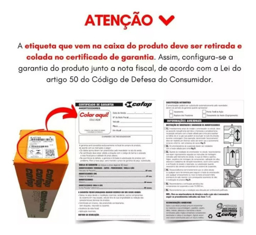 Par Amortecedor Traseiro Renault Duster 4x4 2011 A 2020