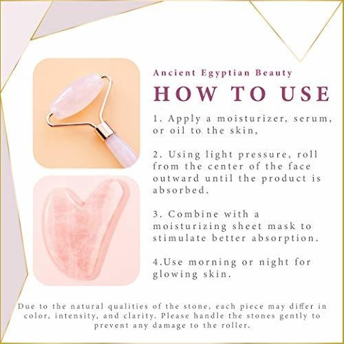 Imagen 5 de 7 de Cuidado Facial Producto Cosmético De Cuarzo Rosa Con Rodill
