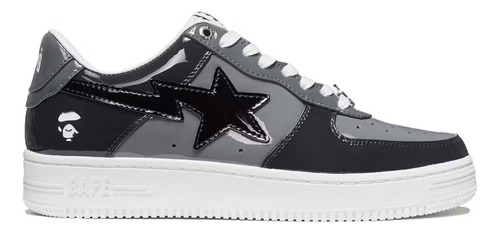 A Bathing Ape Bape Sta Low Grey Black