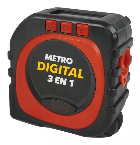 Cinta Métrica Digital Metro 3 En 1 Laser Pantalla Electronic