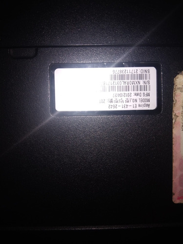 Notebook Acer Aspire E1-431-2642-zqt 6gb, 500gb O 120ssd (Usado)