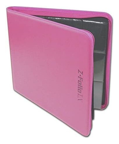 Bcw 12 Pocket Z-folio Lx Game, Pink