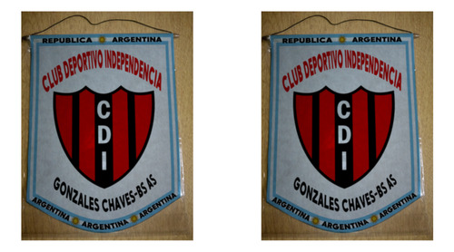 Banderin Grande 40cm Club Independencia Gonzales Chaves