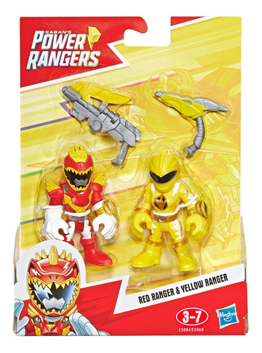 Playskool Heroes Power Rangers Red Ranger Y Yellow Ranger
