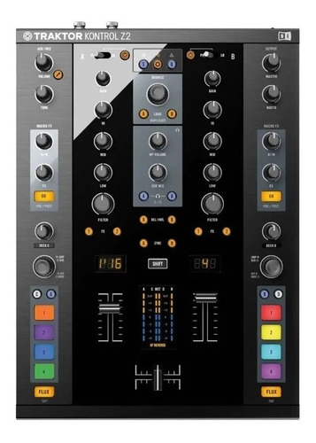 Native Instruments Traktor Kontrol Z2 Mixer Dj 2 Canales Color Negro