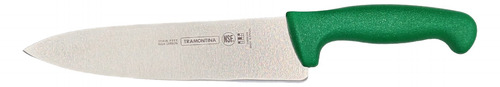 Cuchillo Chef Verde Profesional 8 Pulgadas Tramontina