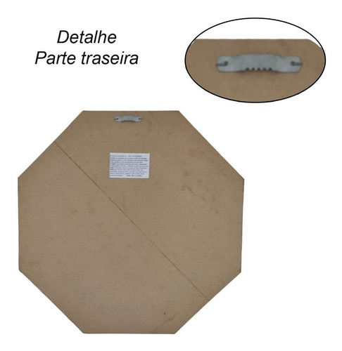 Baguá Grande Posterior Feng Shui Com Espelho Convexo 37cm