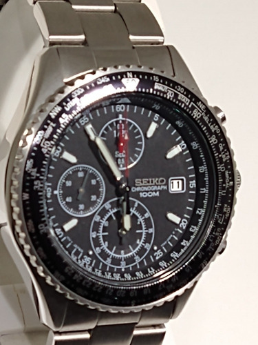 Relógio Seiko Analogue Quartz 1/20 Chronograph 7t92af/1 Novo