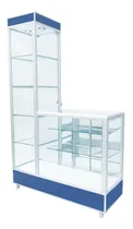 Comprar Aparador, Vitrina Exhibidora Con Torre 1 Sola Pieza, Vidrio