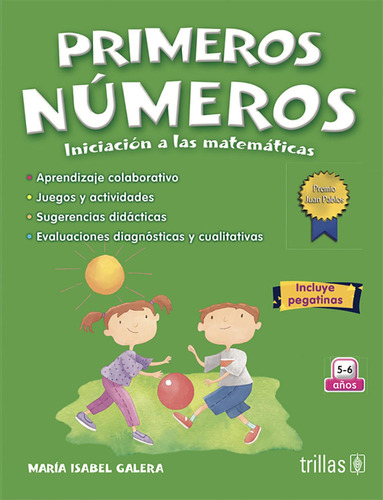 Primeros Numeros: No, De Galera, Maria Isabel., Vol. 1. Editorial Trillas, Tapa Pasta Blanda, Edición 1 En Español, 2023