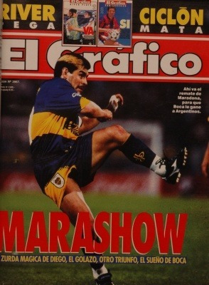 El Grafico 3967 Maradona Marashow Boca Juniors