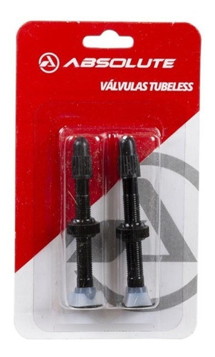Imagem 2 de 2 de Valvula Bico Tubeless Absolute 48mm Presta Par Bike Mtb