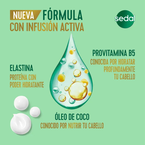 Sedal Rizos Definidos Crema Para Peinar Oleo De Co Sedal
