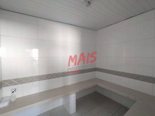 Apartamento Com Vista Livre E Lazer Completo, 3 Dormitórios Para Alugar, 118 M² - Aparecida - Santos/sp - Ap5876