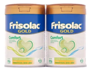 3 Pza Fórmula Para Lactantes Frisolac Gold Comfort Con 2 Lat