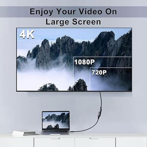 Cable De Extensión Macho A Hembra Hdmi 4k60hz 3d Hdr,6.6ft