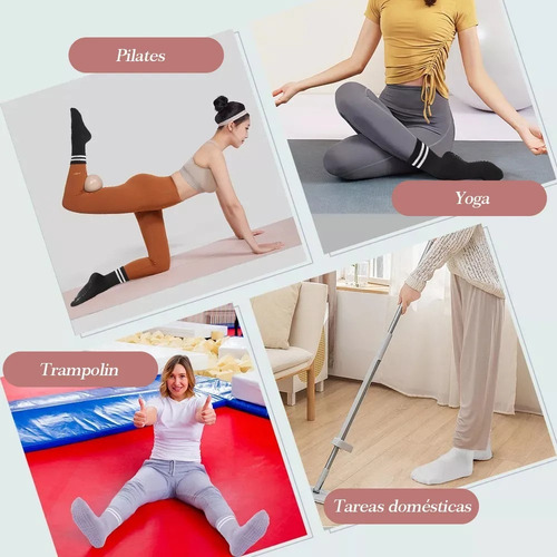 15 Par Calcetines Para Yoga Calcetas Pilates Para Mujer
