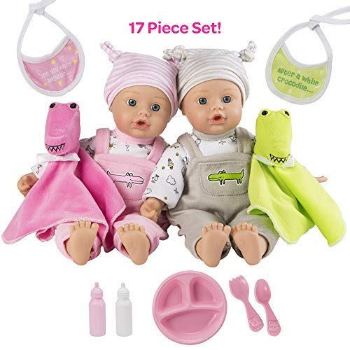 Adora Baby Later Alligator Twins Gift Set De 11 Pulgadas De 