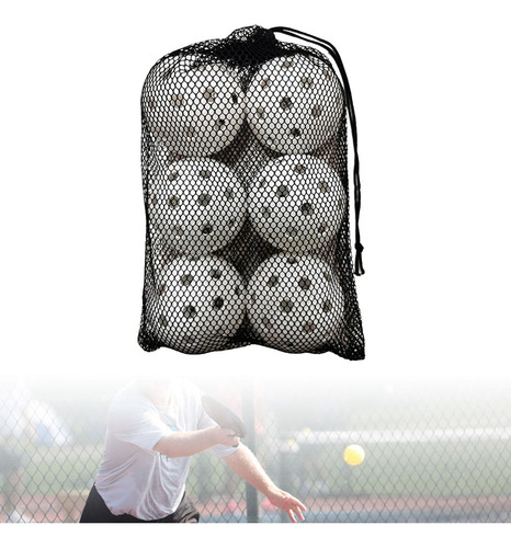 * 2 X 6x Bolas De Pickleball, Bola De Tamaño Oficial, Bola