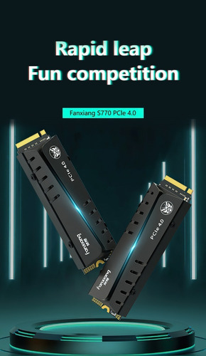 SSD Nvme Ps5 PC 2 TB Gen4 7400 MB/s Pcie 4.0 S770 Igual Nv7000 Cor Negro