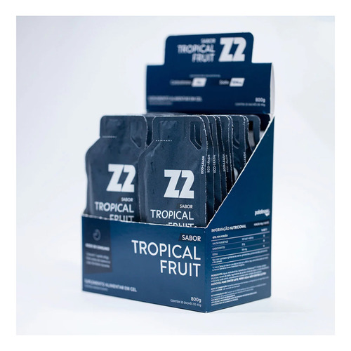 Suplementos Em Gel Energy Z2 Z2+z2n 10 Sachês Sabor Frutas Tropicais