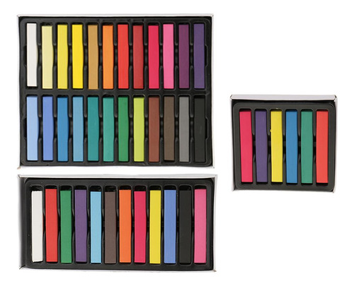 4 Kit De Tizas Para Cabello En Colores Brillantes 4 Piezas
