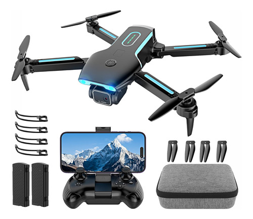 Dron Con Cámara Hd Fpv De 1080p, Cuadricóptero De Control Re