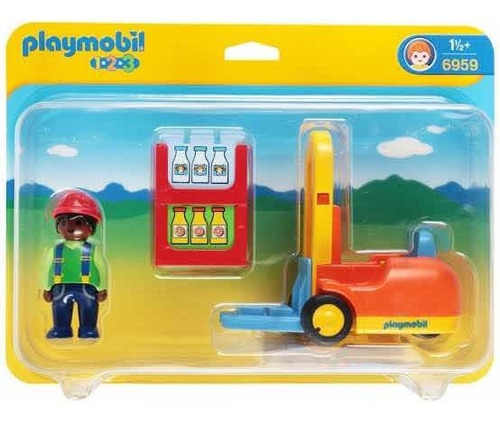 Playmobil 6959 Camión Con Elevador Y Cajas De Refresco Nuevo