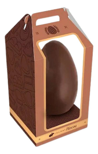 Caixa Maleta Com Visor M Páscoa Elegance 350g 5un Ideia