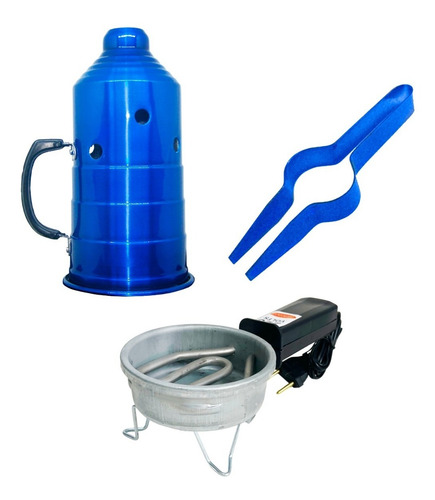 Imagem 7 de 9 de Kit Pegador Abafador Fogareiro Para Narguile Barato